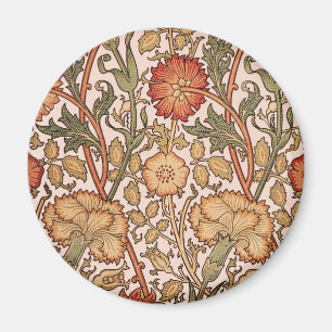 Imã William Morris Pink e Rosa Trabalho de arte