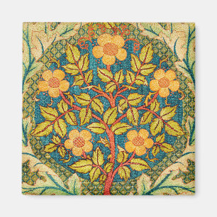 Imã William Morris Rosa Wreath: Artes e Artesanatos Cl