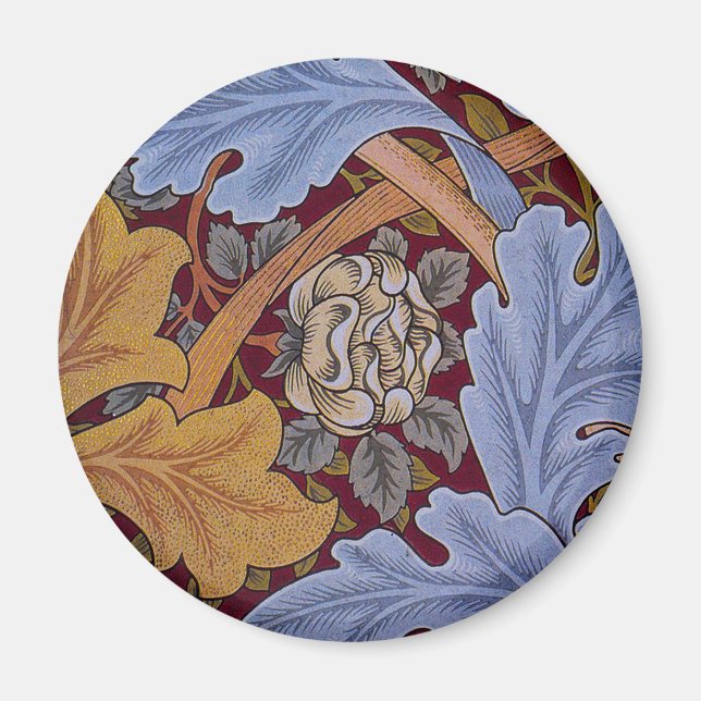 Imã William Morris Rua James Acanthus Wallpaper (Frente)