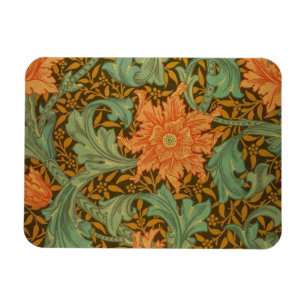 Ímã William Morris Solteiro Stem Pattern Art Nouveau