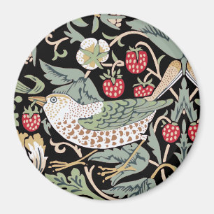 Imã William Morris Strawberry Thief I Black Birds