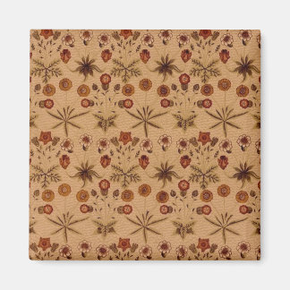 Imã William Morris Vintage Tecido Art Magnets 29