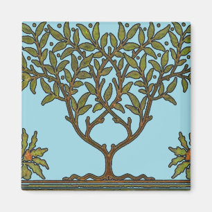 Imã William Morris Vintage Tree impressão de Arte Flo