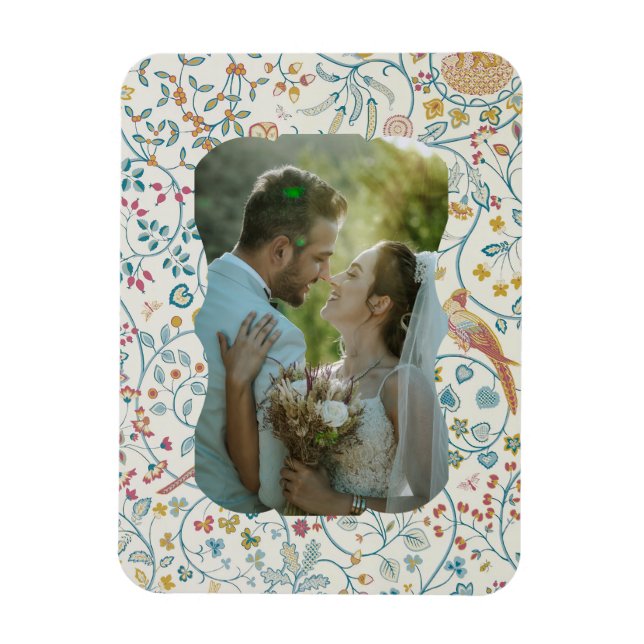 Ímã William Morris - Wallpaper Owl e Berries (Vertical)