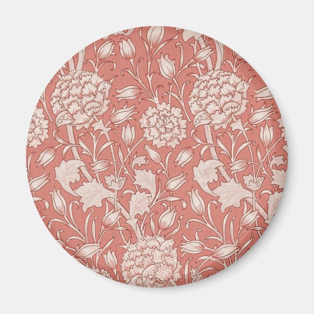 Imã William Morris Wild Tulip Clássico Design vitorian (Frente)