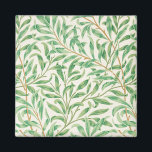 Imã William Morris. Willow Bough. Vintage greenery<br><div class="desc">O ímã William Morris "Willow Bough". Padrão foliar verde.</div>