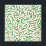 Imã William Morris. Willow Bough. Vintage greenery<br><div class="desc">O ímã William Morris "Willow Bough". Padrão foliar verde.</div>