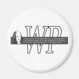 Imã William Penn Quote Magnet