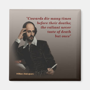 Imã William Shakespeare Cita Sobre Covardes E Morte