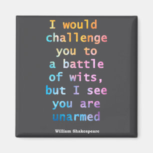 Imã William Shakespeare Pastel Eu Vejo Que Você Está D