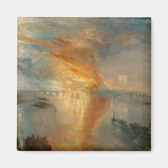 Imã William Turner - A Queima do Parlamento (Frente)