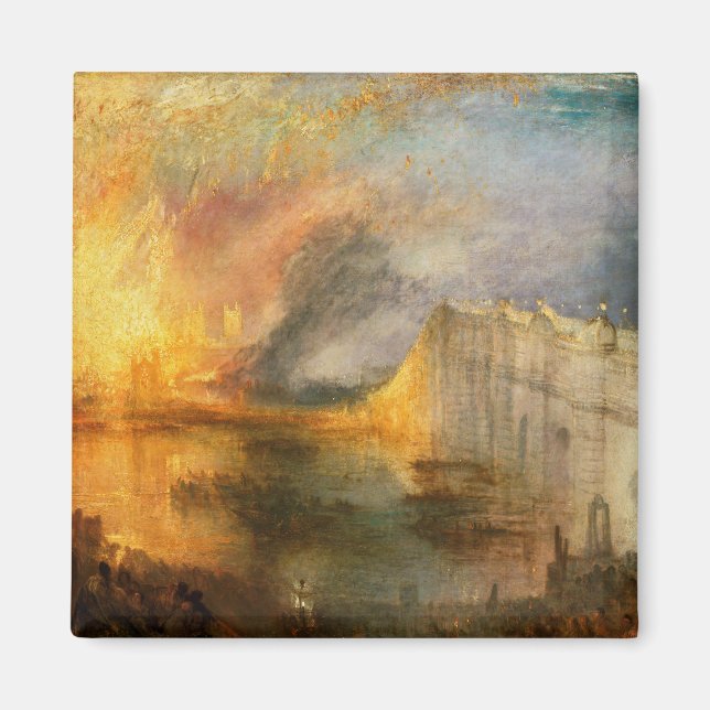 Imã William Turner - A Queima do Parlamento (Frente)