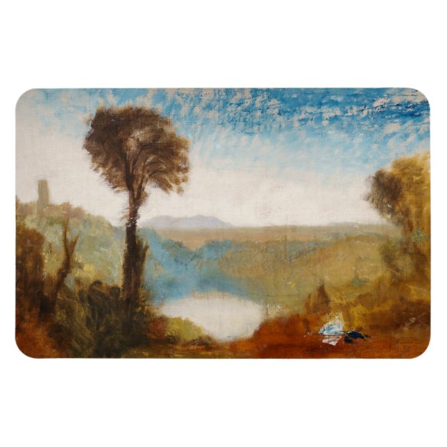 Ímã William Turner - Lago Nemi (Horizontal)