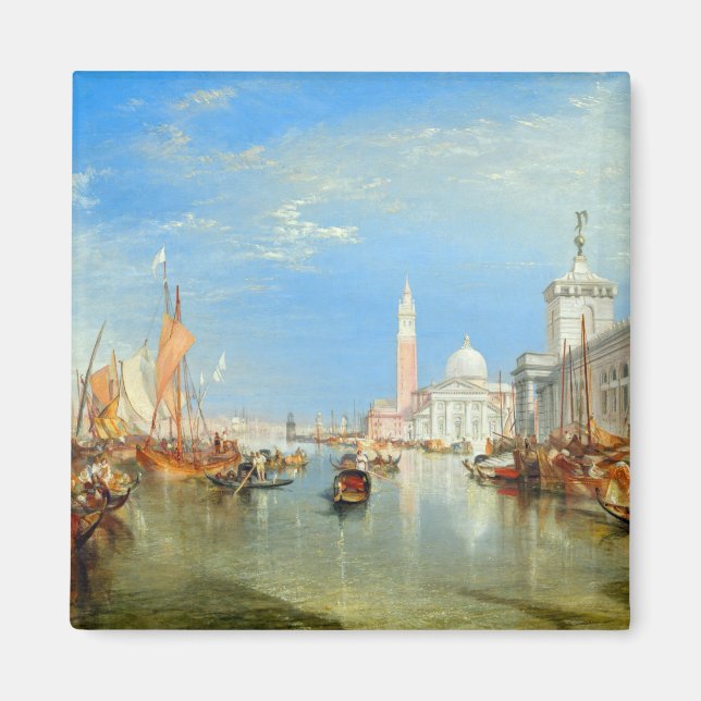 Imã William Turner - Veneza, Dogana & San Giorgio (Frente)