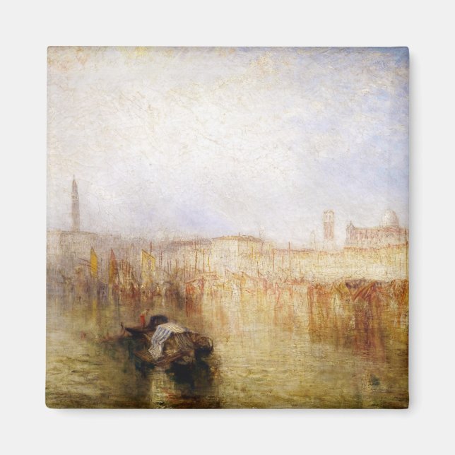 Imã William Turner - Veneza Quay, Palácio Ducal (Frente)