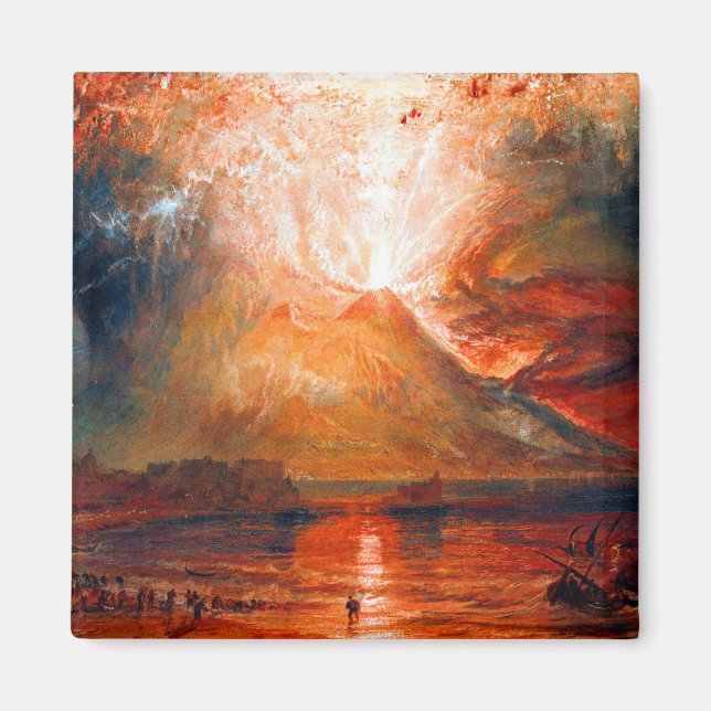 Imã William Turner Vesuvius Erupção (Frente)