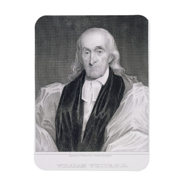 Ímã William White (1748-1836), de 85 anos, gravado por (Vertical)