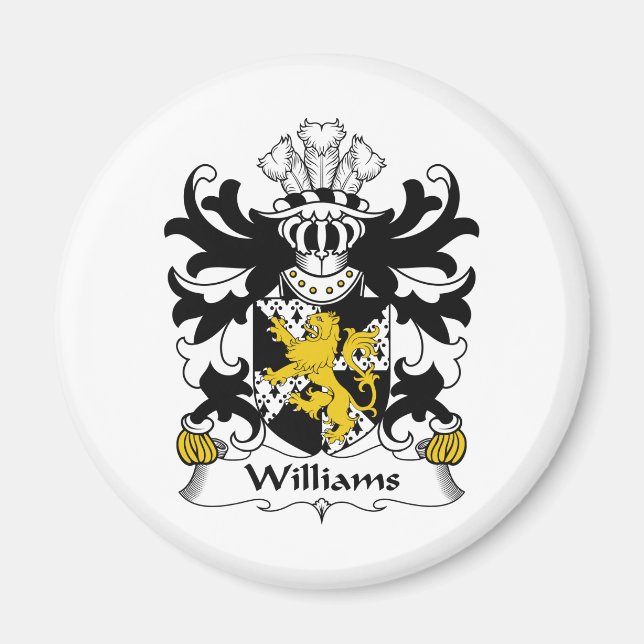 Imã Williams Family Crest (Frente)