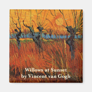 Imã Willows no Sunset por Vincent van Gogh