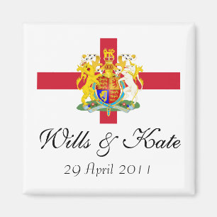 Imã Wills e Kate Royal Weding Keepsasaame Magnet