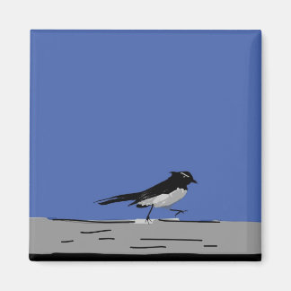 Imã Willy Wagtail Magnet