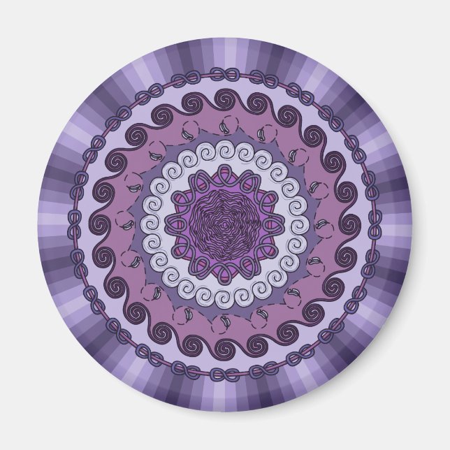 Imã Wind Mandala Magnet (Frente)
