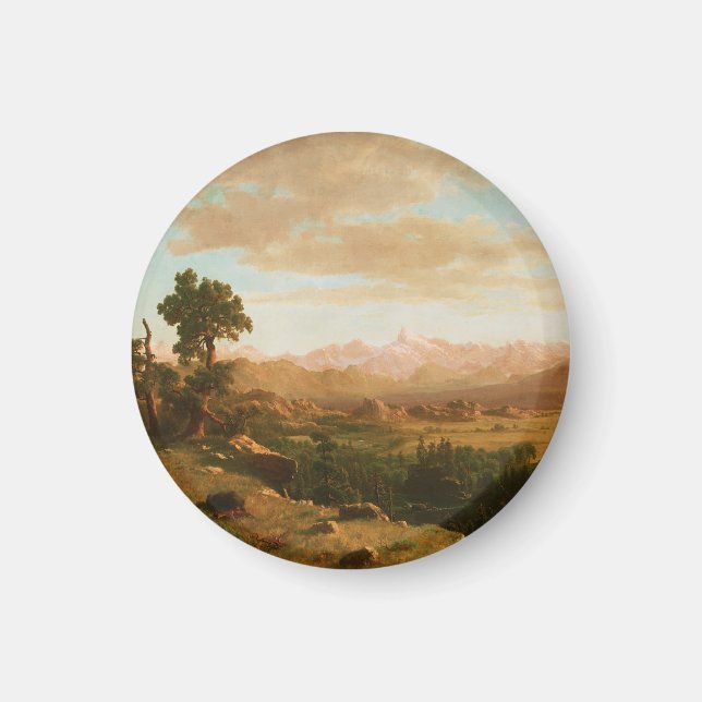 Imã Wind River Country - Albert Bierstadt (Frente)