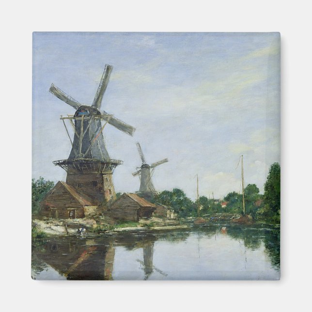 Imã Windmills Holandeses, 1884 (Frente)