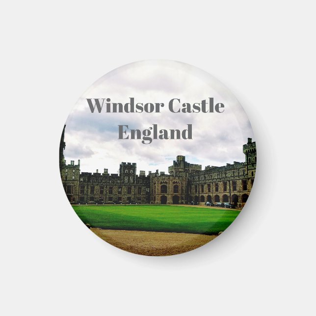Imã Windsor Castle England Magnet (Frente)
