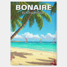 Windsurfers em Bonaire Dutch Caribe