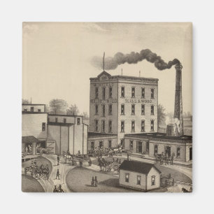 Imã Winfield Roller Mills, Blisaree Wood, Kansas
