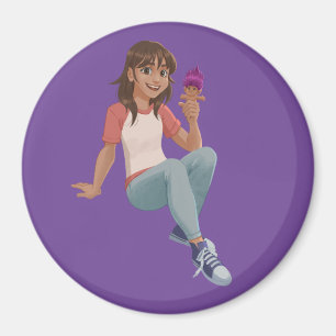 Imã Winnie está segurando Binky