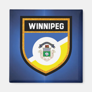 Imã Winnipeg Flag de