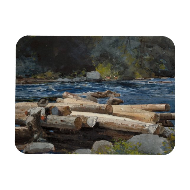 Ímã Winslow Homer - Rio Hudson (Horizontal)