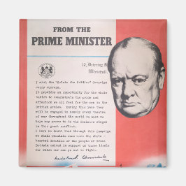 Imã Winston Churchill, Reprint of British WW2 poster