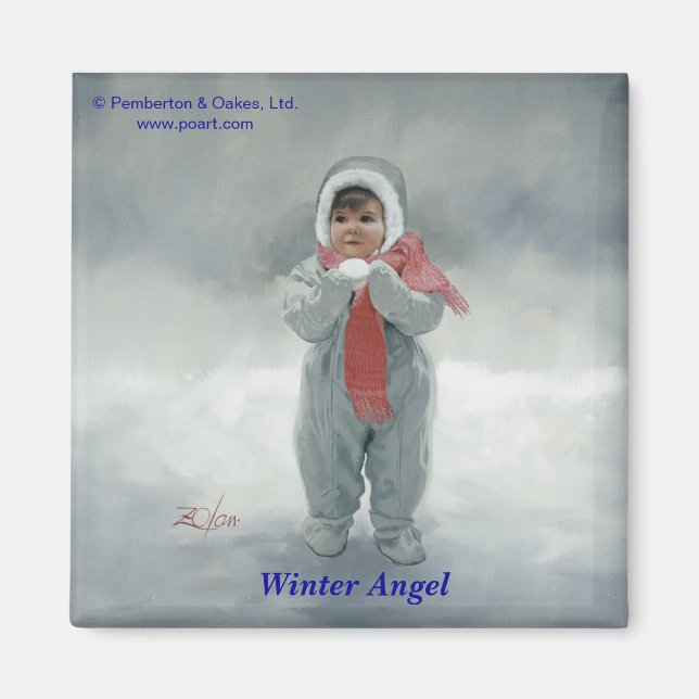 Imã Winter Angel (Frente)