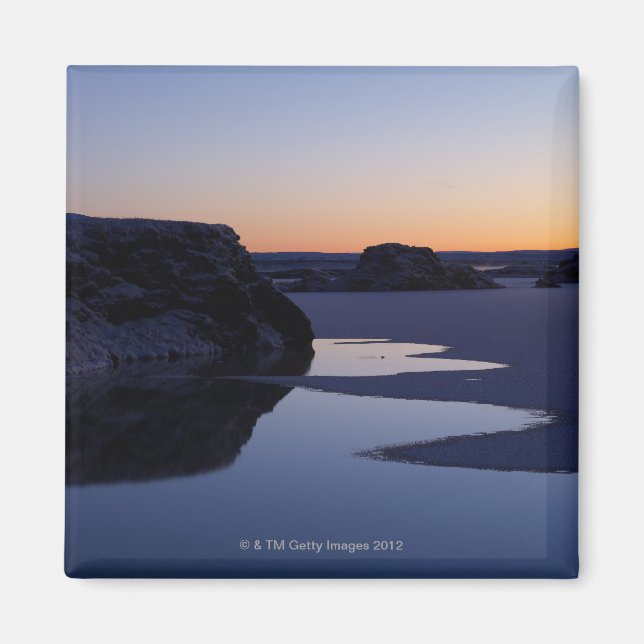 Imã Winter, Lake Myvatn, Islândia (Frente)