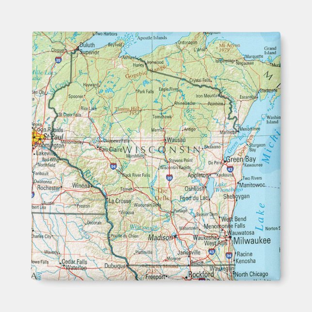 Imã Wisconsin (Frente)
