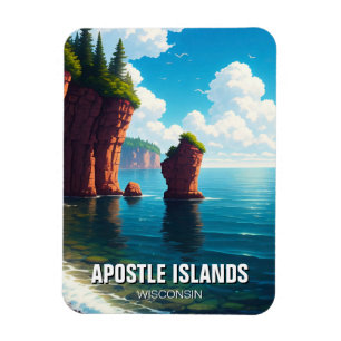 Ímã Wisconsin Apostle Islands National Lakeshore