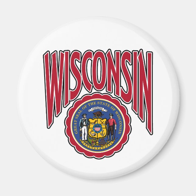 Imã Wisconsin Arc e Seal (Frente)