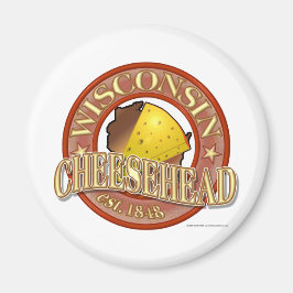 Imã Wisconsin Cheesehead Seal