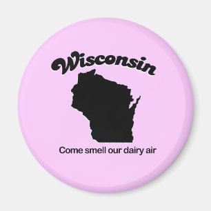 Imã Wisconsin - cheiro vindo nosso ar da leiteria