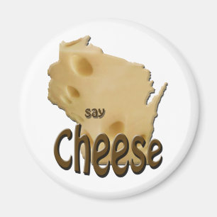 Imã Wisconsin Diga queijo
