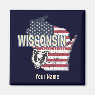 Imã Wisconsin Estados Unidos - Estado Unidos - Mapa Vi