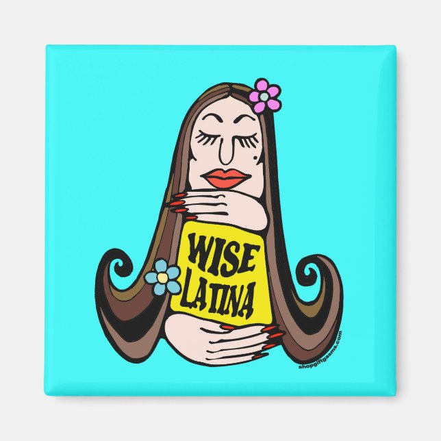 Imã Wise Latina Mulher (Frente)