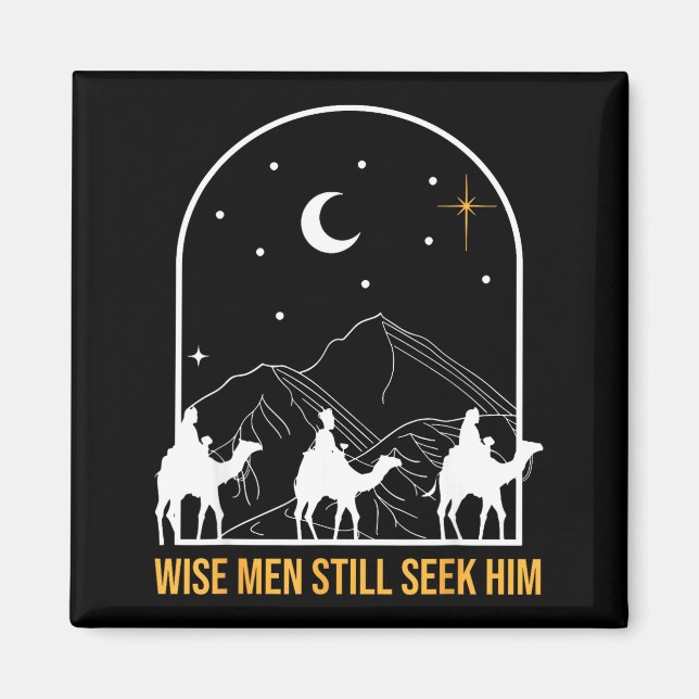 Imã Wise Men Still Seek Him Nativity Scene Christian C (Frente)