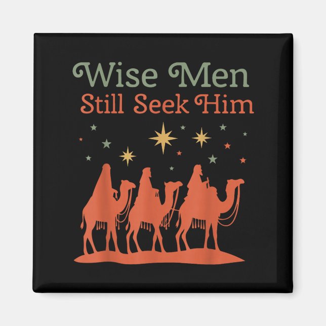 Imã Wise Men Still Seek Him Nativity Scene Christian C (Frente)