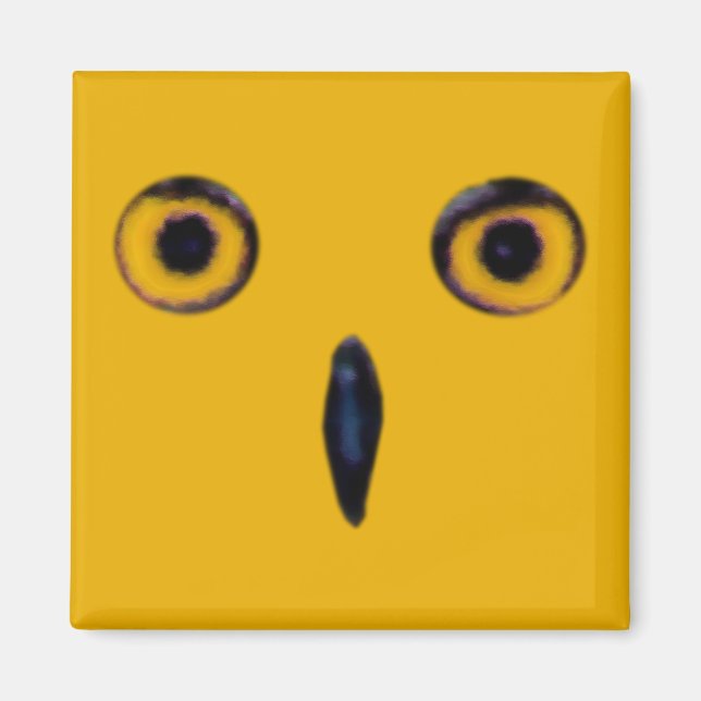 Imã Wise Old Owl Eyes (Frente)