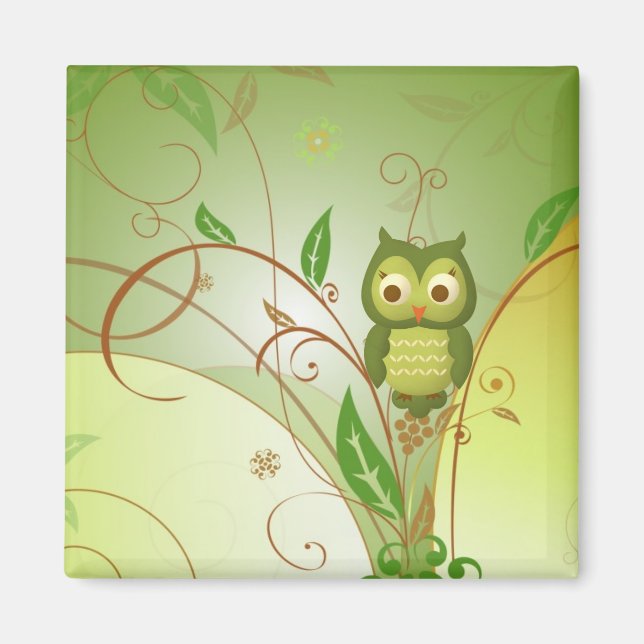 Imã Wise Owl (Frente)