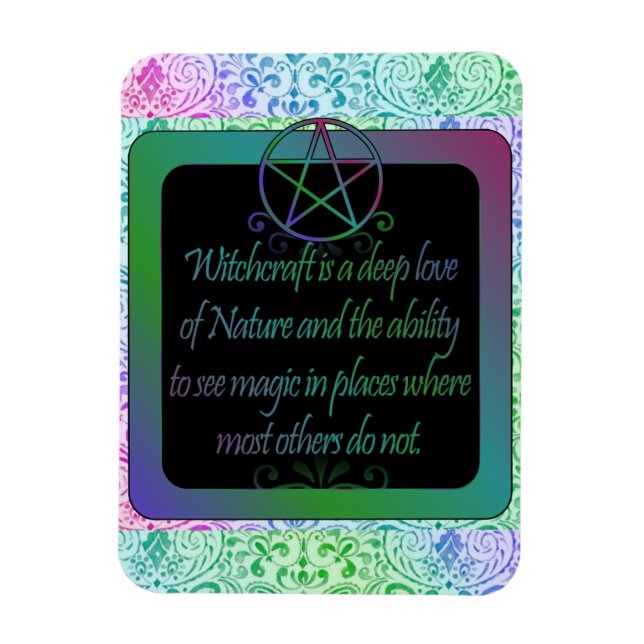 Ímã Witchcraft é poema (Vertical)